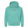 The Juniper Shop Embroidered Rainbow Heart Youth Hoodie - 2 of 4