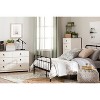 HomeStock 6-Drawer Dresser White Wash and Weathered Oak Plenny - 3 of 4