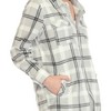 Women's Lightweight and Soft Flannel Plaid  - White Mark - 4 of 4