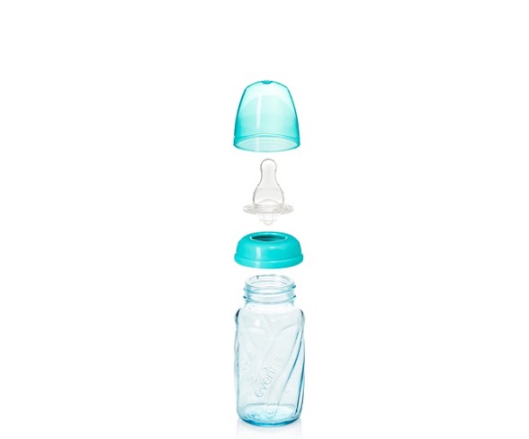 Evenflo Vented Glass Bottle Teal 4oz 6pk | Desertcart Trinidad and Tobago