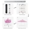 Pop Up Canopy Tent, Commercial Instant Shade Canopy Removable Sidewalls and Roller Bag, Outdoor Portable Shelter for Events, Parties, Camping - 3 of 4
