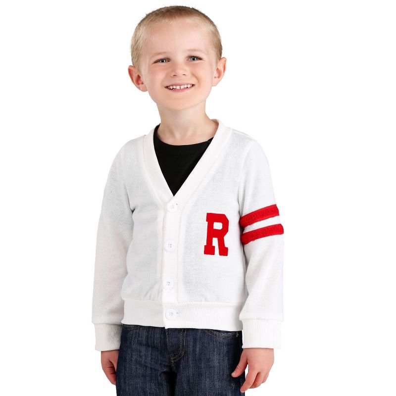 HalloweenCostumes.com Grease Deluxe Rydell High Letterman Sweater for Toddlers., 1 of 4