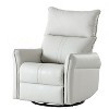 Rocking Recliner Chair 360 Swivel Nursery Rocking Chair Glider Chair Modern Small Rocking Swivel Recliner Chair - 3 of 4