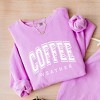 Simply Sage Market Women's Lightweight Garment Dyed Graphic Sweatshirt Coffee Weather - 2 of 4