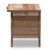 Baxton Studio Romilly Country Cottage Farmhouse Oak Finished Wood 2 Drawer Nightstand Black/Brown: Bedside Storage Table with Anti-Tip Hardware - 4 of 4