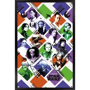 Trends International Star Wars: Saga - Women of Star Wars Framed Wall Poster Prints - 1 of 4