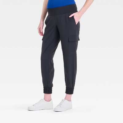High-Rise Woven Maternity Joggers - Isabel Maternity by Ingrid & Isabel™