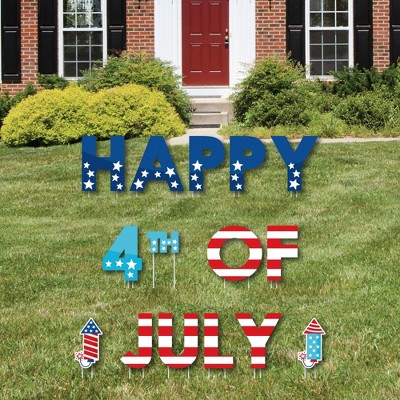 Big Dot Of Happiness Firecracker 4th Of July - Yard Sign Outdoor Lawn ...