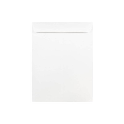 JAM Paper 9 x 12 Open End Catalog Envelopes White 1623197