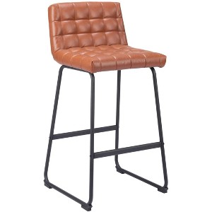 Zuo Pago Barstool (Set of 2) Brown - 1 of 1