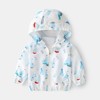 MyKids-USA Baby Boy Cartoon Pattern Zipper Front Design Mesh Cloth Jacket Coat - 3 of 4