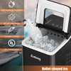 Costway Portable Ice Maker Machine Countertop 26Lbs/24H Self-cleaning w/ Scoop Silver\Green - image 4 of 4