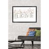 Trends International Tom Quartermaine - Love Blossom in Cups Framed Wall Poster Prints - 2 of 4