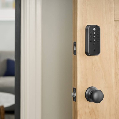 Master Lock Yale Electronic Keypad Deadbolt in Black Suede Finish