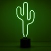 Amped & Co Cactus Neon Desk Light, Cute Cactus Lamp - image 2 of 4