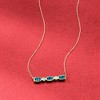 Ross-Simons 1.00 ct. t.w. London and Sky Blue Topaz Necklace in 14kt Yellow Gold Size 20 - 2 of 3