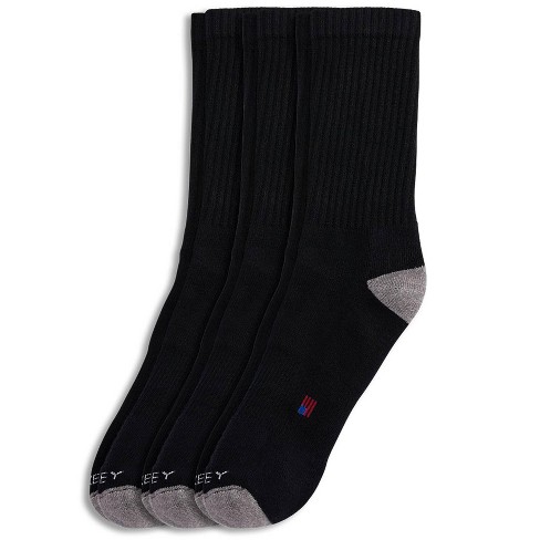 Jockey Men's Made In America* Crew Socks - 3 Pack 7-12 Black : Target