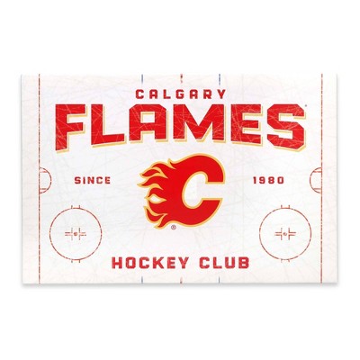 Nhl Calgary Flames Rink Canvas : Target