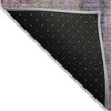 Blush Pink And Purple Abstract Washable Indoor Outdoor Area Rug - 4 of 4