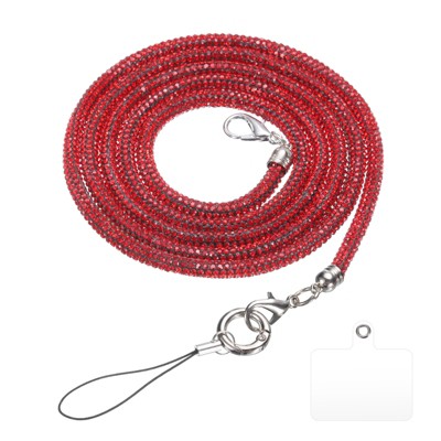 Unique Bargains Metal Portable Crystal Bag Handle Sparkly Replacement Bag Straps