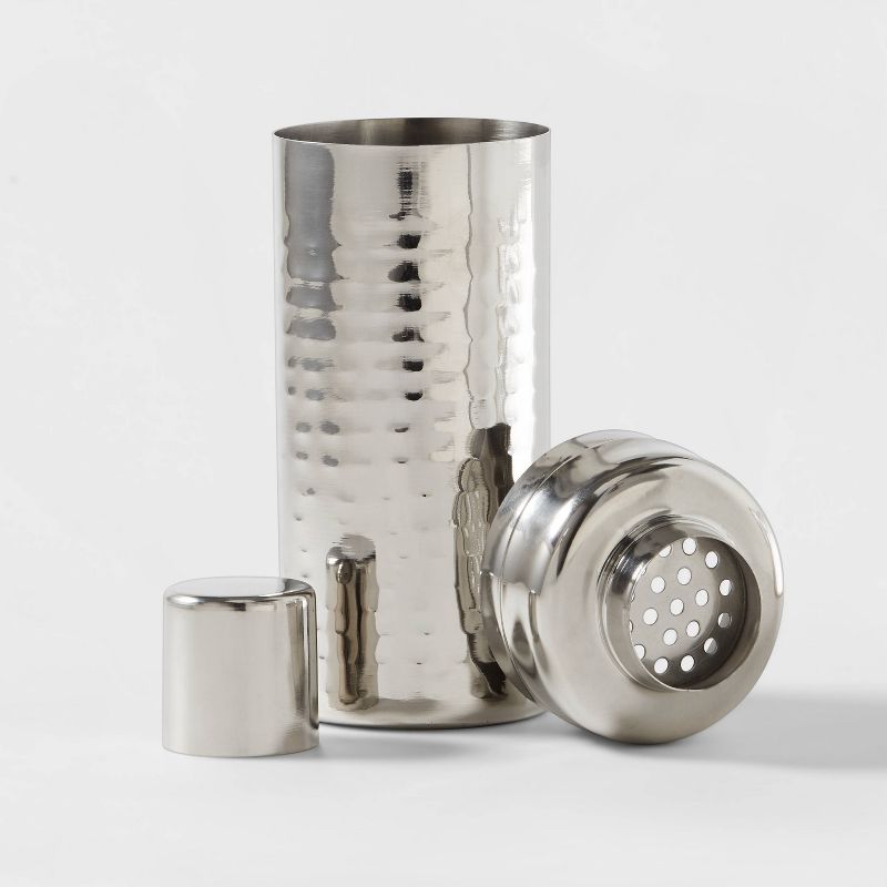Stainless Steel Hammered Cocktail Shaker - Threshold&#8482;, 3 of 4