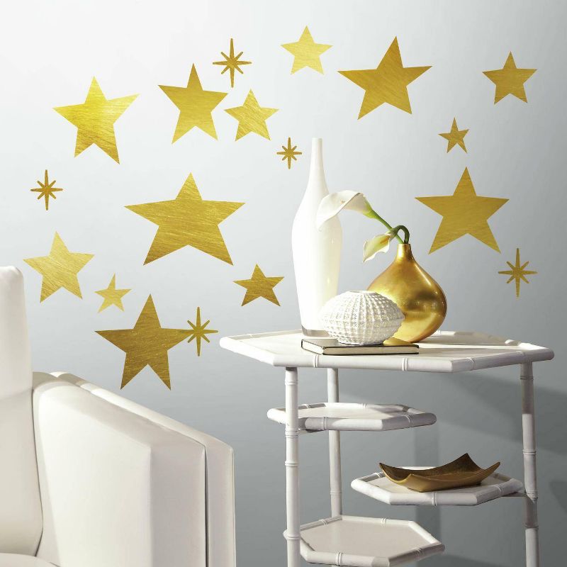 Star Peel and Stick Wall Decal with Foil Gold - RoomMates, 4 of 6