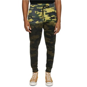 Elevenparis Mens Acid Fleece Camo Athletic Jogger Pants - 1 of 1