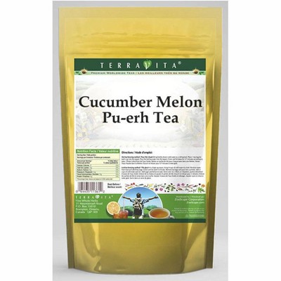 TerraVita Cucumber Melon Pu-erh Tea (50 tea bags, ZIN: 536917, 1-Pack)