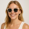 Anna-Kaci Women's Retro Square Sunglasses with Bold Fashion Look and Everyday Chic Style - 3 of 4