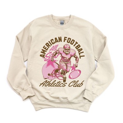 Simply Sage Market Women's Graphic Sweatshirt American Football Athletics Club