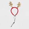 Antler Dog and Cat Headpiece Costume - Boots & Barkley™ Red - 2 of 4