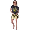 Harry Potter Women's Hogwarts Castle Shirt and Shorts Pajama Set - All 4 Houses - 2 of 4