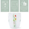 Elanze Designs So Very Blessed Floral Blue 13 ounce Ceramic Coffee Mug - 3 of 4