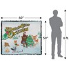 South Park Woodland Critter Christmas Blanket 50"x60" Woven Tapestry - 2 of 4