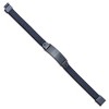 Black Bow Jewelry 10mm Color Plated Stainless Steel & Leather I.D. Bracelet, 8.5 Inch - 2 of 4