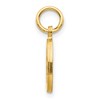 Black Bow Jewelry 14k Yellow Gold, Julia Collection, Small Satin Block Initial O Pendant - 2 of 4