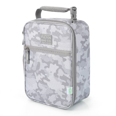 Fulton Bag Co. Upright Lunch Bag - Gray Camo: BPA-Free Polyester Molded Carrier