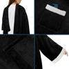 PAVILIA Wearable Blanket with Sleeves for Women Men Adults, Warm Soft Plush Snuggle Pocket Sleeved TV Throw - 3 of 4