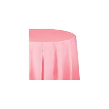 Creative Converting Classic Pink Round Plastic Tablecloths 3 Count (DTC703274TC)