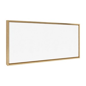 Kate and Laurel Sylvie Blank Framed Canvas 18x40 - 1 of 4