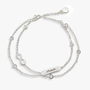 Alex and Ani 'Mom' Infinity Chain Bracelet, Adjustable - 1 of 3