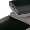 NicBex 41.7" Storage Bench Rectangle Ottoman with Storage Linen Fabric Upholstered Bench for Bedroom, Entryway - 4 of 4