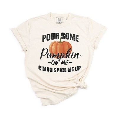 Simply Sage Market Women's  Pour Some Pumpkin Garment Dyed Tee