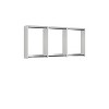 HomeStock Devi Series 31.5–94.5in. W  Modular Closet System Wall Mount Double Hanging Rods 0-Shelf Wood Closet System - 2 of 4