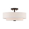 Livex Lighting Meridian 3 - Light Semi-Flush Mount in  English Bronze - 4 of 4