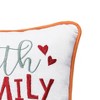 C&F Home 10" x 10" Faith, Family and Fall Embroidered Small Petite Throw Pillow - image 2 of 4