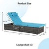 TiramisuBest Gray 34" Wide Chaise Lounge - 4 of 4