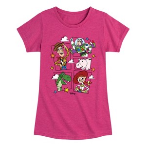 Girls' - Disney - Toying Around Fitted Short Sleeve Graphic T-Shirt - 1 of 4