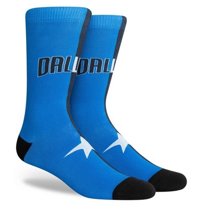 NBA Dallas Mavericks Split Crew Socks - L