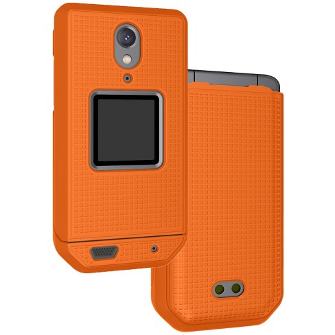 Nakedcellphone Hard Case for CAT S22 Flip Phone - Orange